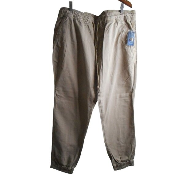 American Rag Other - NWT American Rag Jogger Pant XL tan elastic waist leg 100% cotton pants